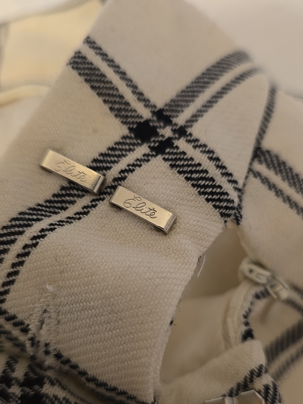 🐑Vnt  Pendleton Wool Windowpane Plaid Lined Pants Size 12 Made in USA - Picture 4 of 16